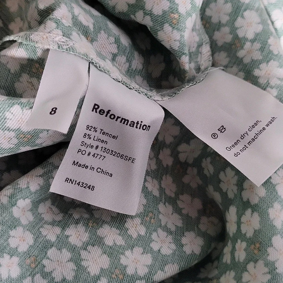 REFORMATION Preston Floral Mini Dress - Picture 4 of 4